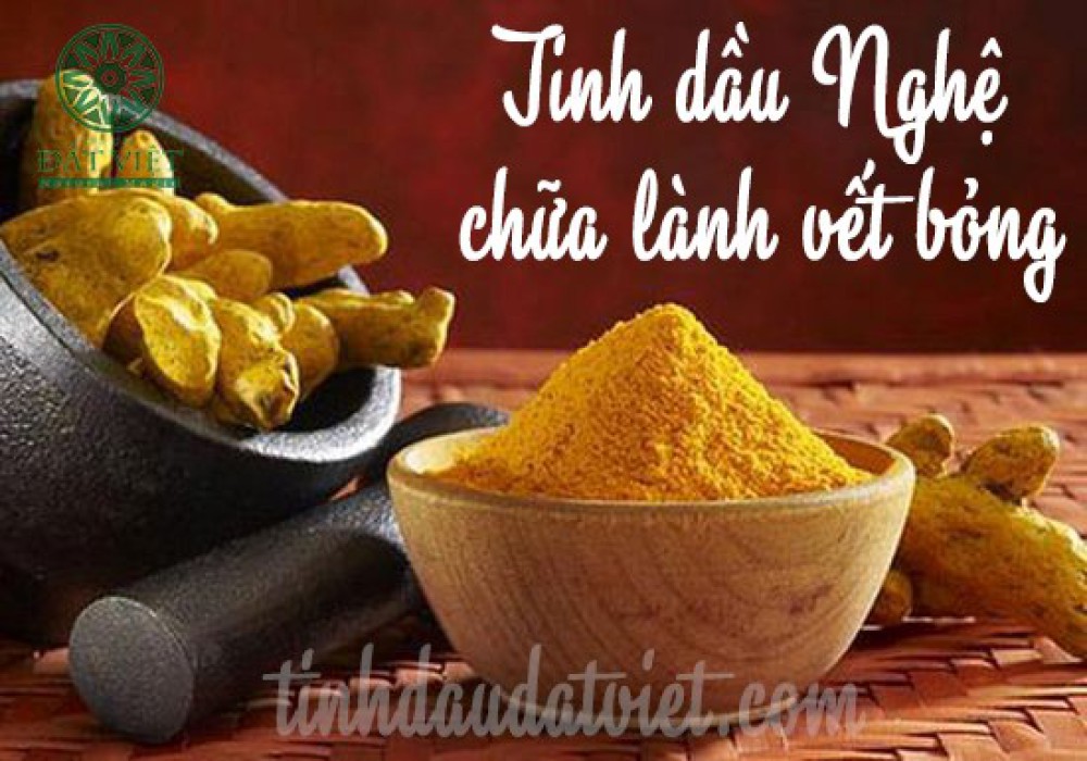 4 cách chữa bỏng bằng tinh dầu Nghệ