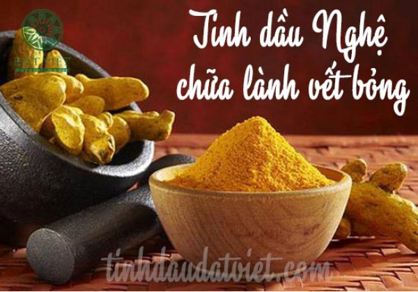 4 cách chữa bỏng bằng tinh dầu Nghệ