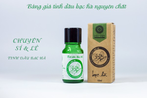 Bảng giá tinh dầu bạc hà nguyên chất